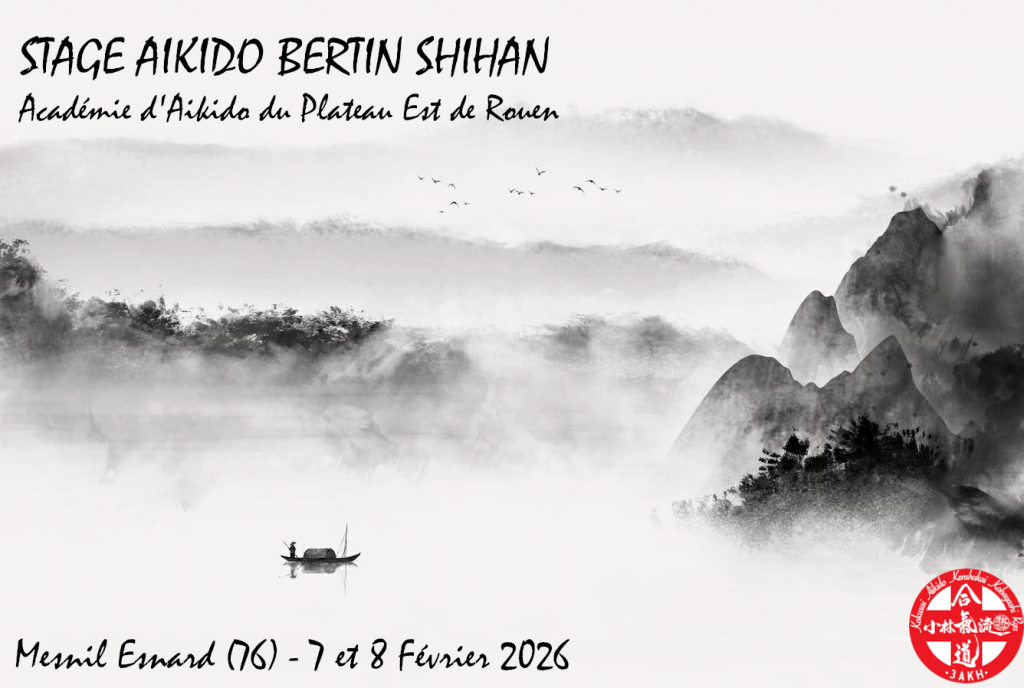Stage d'aikido 2026
Samedi 07 et dimanche 08 février